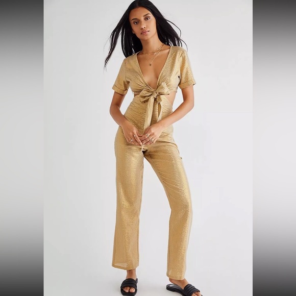 Jen’s Pirate Booty Gold Jumsuit - Picture 4 of 5